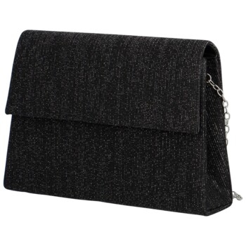 Dámska trblietavá listová kabelka čierna - MOON Gaiana