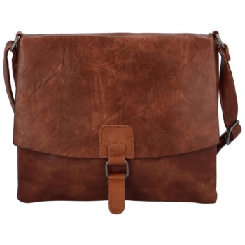 Dámska crossbody kabelka/taška tmavo hnedá - Coveri Asmare