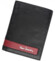 Pánska kožená peňaženka čierno/červená - Pierre Cardin Westford