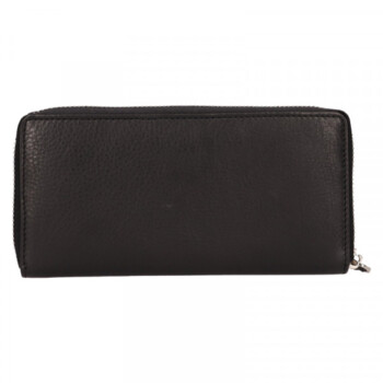 Dámska kožená peňaženka čierno/hnedá - Lagen Valeriss