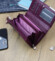 Dámska kožená peňaženka fialová - Gregorio Margarita