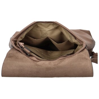 Dámsky kabelko-batoh taupe - Coveri Spiritia