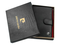 Pánska kožená peňaženka čierna - Pierre Cardin Stefano