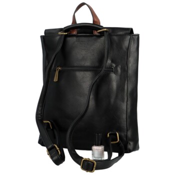 Dámsky kabelko batoh čierny - Coveri Atalanta