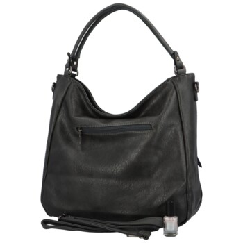 Dámska kabelka na rameno tmavo šedá - Romina & Co Bags Ollivia