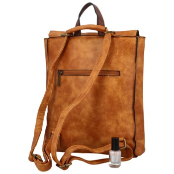 Dámsky kabelko batoh žltý - Coveri Atalanta