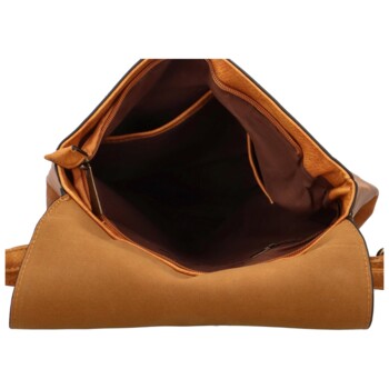 Dámsky kabelko batoh žltý - Coveri Atalanta