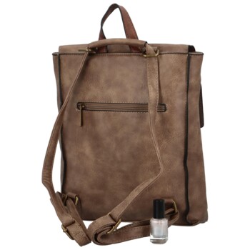 Dámsky kabelko batoh hnedý - Coveri Atalanta