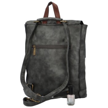 Dámsky kabelko-batoh sivý - Coveri Atalanta