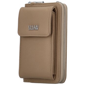 Dámska crossbody kabelka khaki - Coveri Santiaga