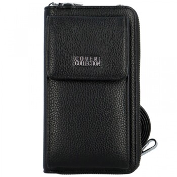 Dámska crossbody kabelka čierna - Coveri Santiaga