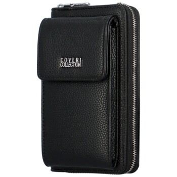 Dámska crossbody kabelka čierna - Coveri Santiaga
