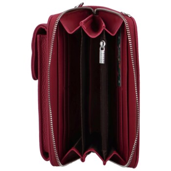 Dámska crossbody kabelka fuchsiová - Coveri Santiaga