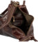 Dámsky kožený batoh tmavo hnedý - Delami Wernieta
