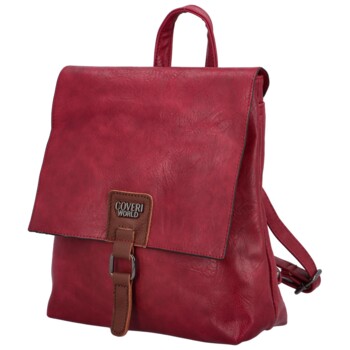 Dámsky kabelko-batoh červený - Coveri Marlow