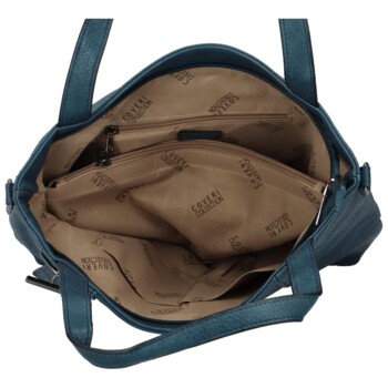 Dámska kabelka cez plece tyrkysová - Coveri Ixora