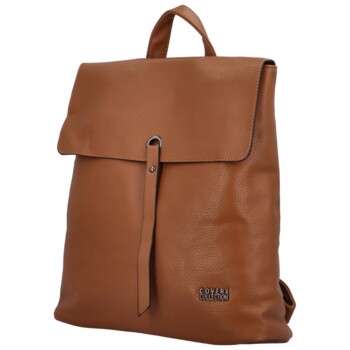 Dámsky kabelko-batoh hnedý - Coveri Vernisia