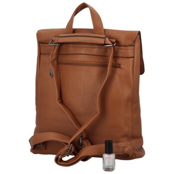 Dámsky kabelko-batoh hnedý - Coveri Vernisia