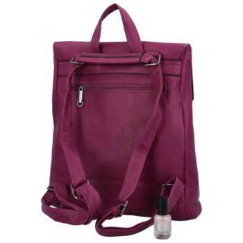 Dámsky kabelko-batoh fialový - Coveri Vernisia