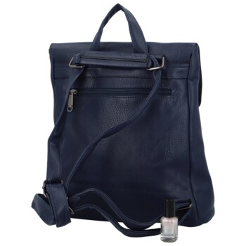 Dámsky kabelko-batoh modrý - Coveri Vernisia