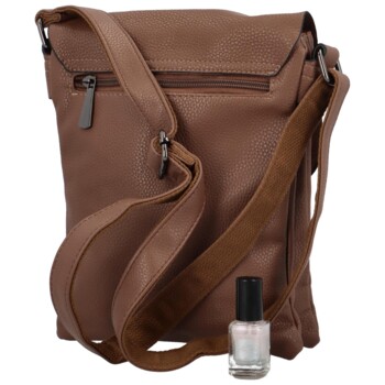 Dámska crossbody kabelka svetlohnedá - Coveri Pinnia