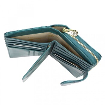 Dámska kožená peňaženka tyrkysová - Gregorio Astalla