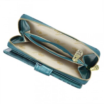 Dámska kožená peňaženka tyrkysová - Gregorio Astalla