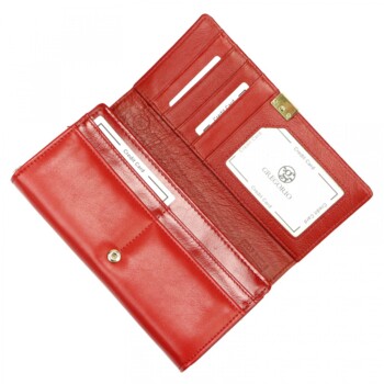 Dámska kožená peňaženka červená - Gregorio Storgana