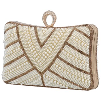 Dámska listová kabelka zlatá - Moon Tinley