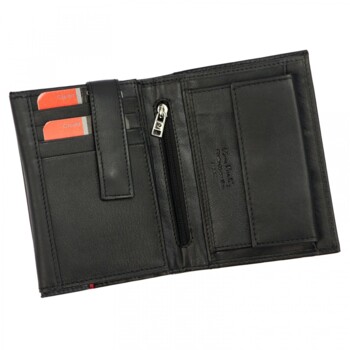 Pánska kožená peňaženka čierna - Pierre Cardin Riley