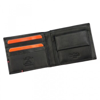 Pánska kožená peňaženka čierna - Pierre Cardin Raulf