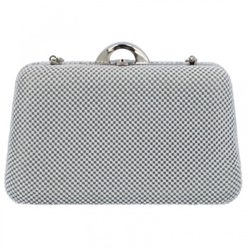 Dámska listová kabelka strieborná - MOON Aurellie