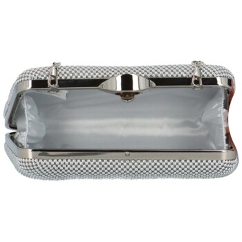 Dámska listová kabelka strieborná - MOON Aurellie