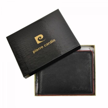 Pánska kožená peňaženka čierna - Pierre Cardin Alvaro