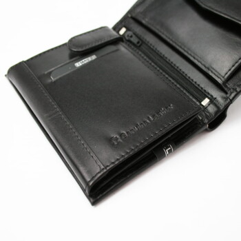 Pánska kožená peňaženka čierna - Bellugio Torsten