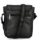 Pánska kožená crossbody/taška čierna - Diviley Theodore