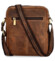 Pánska kožená crossbody/taška hnedá brúsená - Diviley Jacob