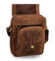 Pánska kožená crossbody/taška hnedá brúsená - Diviley Oliver
