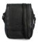 Pánska kožená crossbody/taška čierna - Diviley Harys