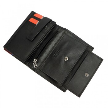 Pánska kožená peňaženka čierna - Pierre Cardin Riley