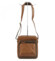 Pánska kožená crossbody taška camel - Pierre Cardin Izarr