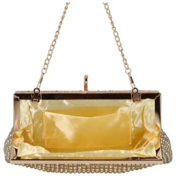 Dámska listová kabelka zlatá - Michelle Moon Vippa