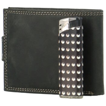 Pánska kožená peňaženka čierna - Bellugio Lokys