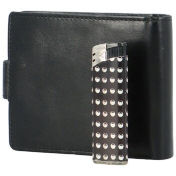 Pánska kožená peňaženka čierna - Bellugio Daviss