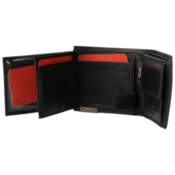 Pánska kožená peňaženka čierna - Bellugio Stendorff