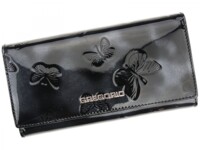 Dámska kožená peňaženka čierna - Gregorio Ivonetia