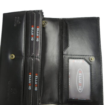 Dámska kožená peňaženka čierna - Bellugio Sawin