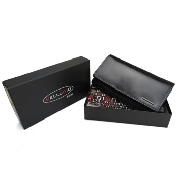 Dámska kožená peňaženka čierna - Bellugio Sawin