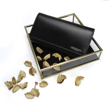 Dámska kožená peňaženka čierna - Bellugio Sawin