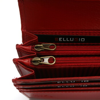 Dámska kožená peňaženka čierna - Bellugio Sawin